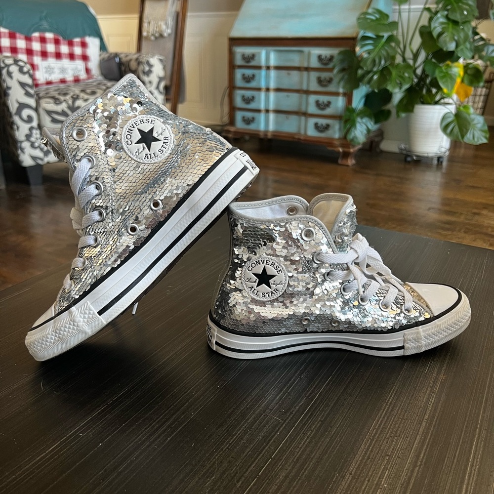 Sequin Hi-top Converse